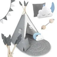Namioty i tipi dla dzieci - Namiot tipi dla dzieci NK-406 Nukido - szary - miniaturka - grafika 1