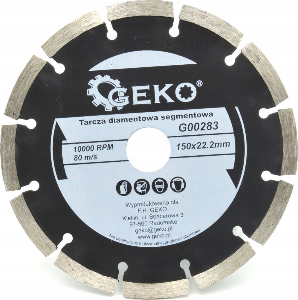 Geko Tarcza diamentowa segmentowa 150mmx22,2mm 50