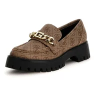 Buty sportowe damskie - Damskie Buty GUESS ALMOSTY FLTALMFAL14-BEIBR – Brązowy - miniaturka - grafika 1