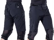 Spodenki rowerowe - Spodenki rowerowe z wkładką Leatt Shorts Mtb Trail 1.0 black L - miniaturka - grafika 1