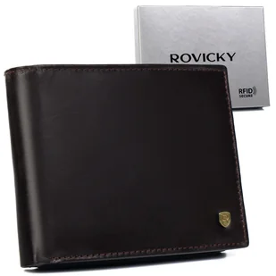 Duży portfel męski z systemem RFID Protect Rovicky - Portfele - miniaturka - grafika 1