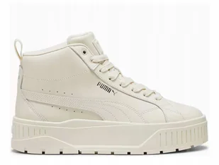 Buty damskie na platformie sneakersy beżowe Puma Karmen II MID 397459 03 38 - Sneakersy damskie - miniaturka - grafika 1