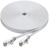 Kable miedziane - C2G Kabel Ethernet Cat6 U/UTP płaski slim RJ45 10m B523-6 - miniaturka - grafika 1