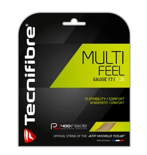 Naciąg tenisowy Tecnifibre  Multifeel Natural (12 m) 1,25 mm - Tenis ziemny - miniaturka - grafika 1