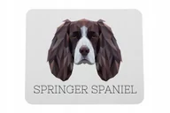 Podkładki pod mysz - Springer spaniel geometryczny Podkładka pod mysz - miniaturka - grafika 1