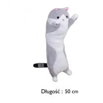 Maskotka pluszowa kot Long 50cm szary 1007319 Norimpex - Maskotki i pluszaki - miniaturka - grafika 1