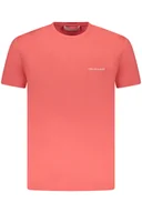 Koszulki męskie - TRUSSARDI MĘSKA KOSZULKA Z KRÓTKIM RĘKAWEM RÓŻOWA - miniaturka - grafika 1