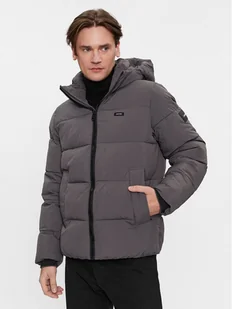Calvin Klein Kurtka zimowa Crinkle K10K110336 Brązowy Regular Fit - Kurtki męskie - miniaturka - grafika 1