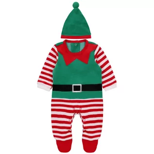 Pajacyki dla niemowląt - Świąteczny Pajacyk Niemowlęcy + Czapeczka, Oeko-Tex 86 Cm - grafika 1