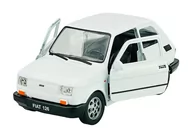 Samochody i pojazdy dla dzieci - WELLY FIAT 126P BIAŁY 1:34 SAMOCHÓD NOWY METALOWY MODEL - miniaturka - grafika 1