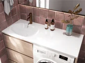 Umywalki - Umywalka NEW YORK 1200 L - miniaturka - grafika 1