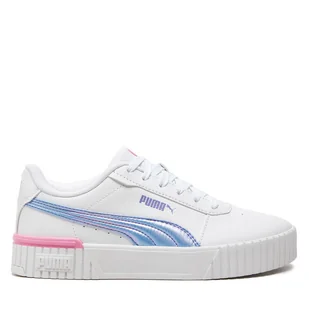 Sneakersy Puma Carina 2.0 Bouncy Sky Jr 397970 01 Biały - Buty dla dziewczynek - miniaturka - grafika 1