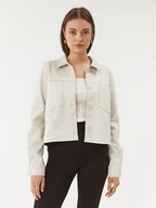 Koszule damskie - Noisy May Koszula Marin 27028388 Écru Relaxed Fit - miniaturka - grafika 1