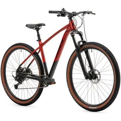 Rower górski MTB INDIANA Q5 Dropp M17 29 cali męski Bordowo-czarny