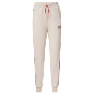 Damskie Spodnie REEBOK PIPING PACK JOGGER HA5728 – Beżowy - Spodnie sportowe damskie - miniaturka - grafika 1