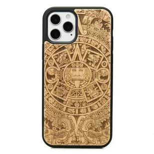 Bewood Drewniane etui iPhone 12 / 12 Pro KALENDARZ AZTECKI ANIEGRE - Etui i futerały do telefonów Bewood Drewniane etui iPhone 12 / 12 Pro KALENDARZ AZTECKI ANIEGRE - Etui i futerały do telefonów - miniaturka - grafika 1