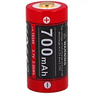 Akumulator Klarus 16340 / 700mAh, 3.7V (16GT-70UR) - Latarki - akcesoria - miniaturka - grafika 1