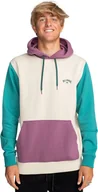Bluzy męskie - bluza męska BILLABONG ARCH BLOCK PO HOOD Chino - CHI - miniaturka - grafika 1