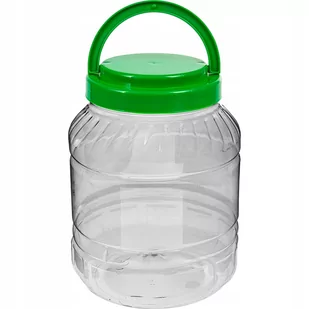 TERDENS - Słoik - Pojemnik plastikowy na ogórki - 3 L - Pojemniki kuchenne - miniaturka - grafika 1