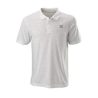 Koszulki męskie - Wilson Męska koszulka polo, STRIPE POLO biały biały XL - miniaturka - grafika 1
