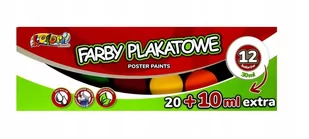 penmate Farby plakatowe 30ml Kolori 12 kolorów - Przybory szkolne - miniaturka - grafika 1