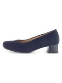 Czółenka - Gabor Skórzane czółenka w kolorze granatowym - miniaturka - grafika 1