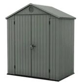 Namioty i tipi dla dzieci - KETER DOMEK NARZĘDZIOWY/OGRODOWY DARWIN 6x4 ZIELONY 190 x 121 x 221cm - miniaturka - grafika 1