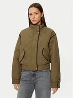 Kurtki damskie - Vero Moda Kurtka bomber Vilma 10320615 Khaki Relaxed Fit - miniaturka - grafika 1