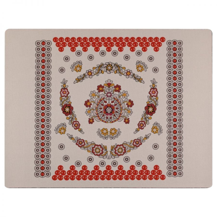 Podkładka pod mysz folk krakowski Pleszów 48 x 38 cm beżowa