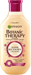 Garnier Botanic Therapy Olejek Rycynowy i Migdał Szampon do włosów osłabionych i łamliwych 400ml 91040 - Szampony do włosów - miniaturka - grafika 1