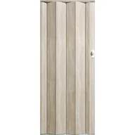 Drzwi wewnętrzne - Drzwi harmonijkowe CRYSTALLINE ROYAL 330 86 x 203 cm dąb srebrny - miniaturka - grafika 1