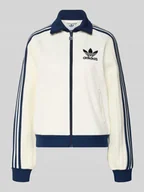 Swetry damskie - Kurtka z dzianiny z zamkiem błyskawicznym - miniaturka - grafika 1