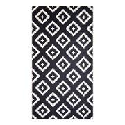 Dywany - Czarno–biały dywan Vitaus Geo Winston, 50x80 cm - miniaturka - grafika 1