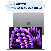 Laptopy - Laptop APPLE MacBook Air 2024 13.6" M3 8GB RAM 256GB SSD macOS Gwiezdna szarość - miniaturka - grafika 1