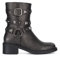 Botki damskie - Botki Jenny Fairy WFA2882-2 Srebrny - miniaturka - grafika 1