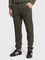 Spodnie sportowe męskie - Blend Spodnie dresowe Downton 20714201 Zielony Regular Fit - miniaturka - grafika 1