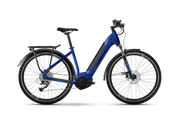 Rowery - Haibike TREKKING 4 LOWSTEP 2022 BLUE/BLACK 4903 - miniaturka - grafika 1