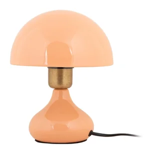 Łososiowa lampa stołowa z metalowym kloszem (wysokość 23 cm) Binc – Leitmotiv - Noże stołowe - miniaturka - grafika 1