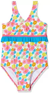 Playshoes Dziewczęcy kostium kąpielowy z ochroną przed promieniowaniem UV, jednoczęściowy, różnokolorowy (Pink 18), 122/128 cm - Stroje kąpielowe - miniaturka - grafika 1