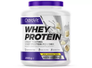 Ostrovit Whey Protein strawberry cream 2000g OST/242#TRUSK - Witaminy i minerały dla sportowców - miniaturka - grafika 1