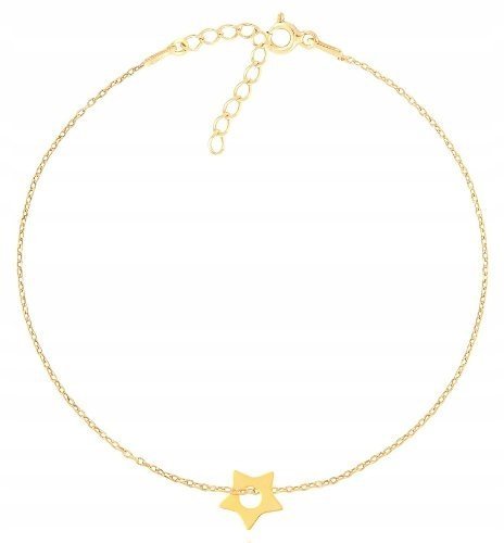 Złota bransoletka na rękę CELEBRYTKA GWIAZDECZKA