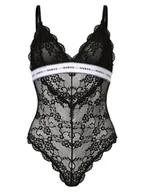 Body - GUESS - Damskie body, czarny - miniaturka - grafika 1