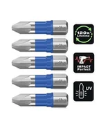 Bity - Zestaw bitów PZ2 (5 szt.) dł. 25 mm T-Bit Wiha - miniaturka - grafika 1