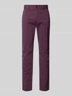 Spodnie męskie - Chinosy o kroju slim fit z bocznymi, wpuszczanymi kieszeniami - miniaturka - grafika 1