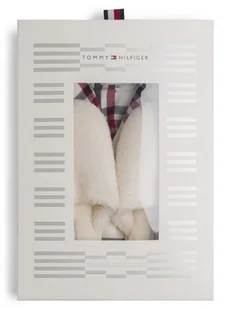 Tommy Hilfiger Piżama damska Kobiety Sztuczne włókno biały|czerwony w kratkę, S - Piżamy damskie - miniaturka - grafika 1