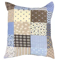 Pościel - Poszewka z kory 40x40 96/1 Paczłork niebieski - miniaturka - grafika 1