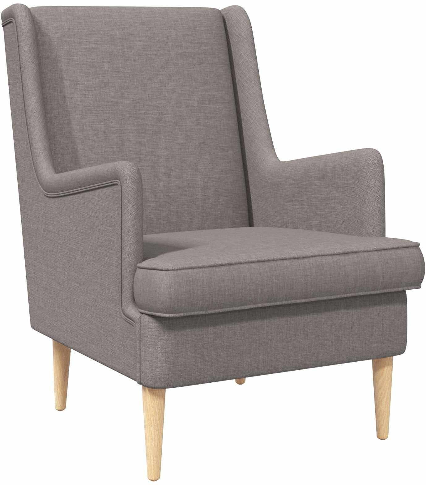 vidaXL vidaXL fotel Ciemnoszary tkanina