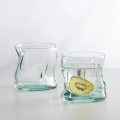 Szklanki - Komplet 4 szklanek niskich Recykling Basic 340 ml PASABAHCE - miniaturka - grafika 1