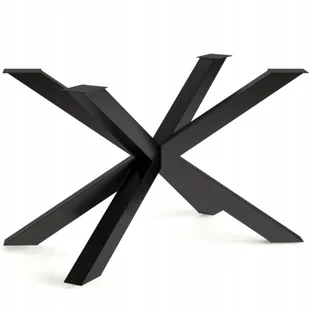 Noga Metalowa do Stołu PAJĄK 120 cm rozmiar M Czarna Biała Złota Stabilna - Meble modułowe i akcesoria - miniaturka - grafika 1