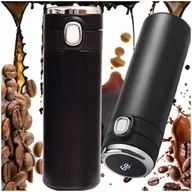 Kubki termiczne - Kubek Termiczny Termos z Wyświetlaczem Temperatury 420ml Czarny - miniaturka - grafika 1